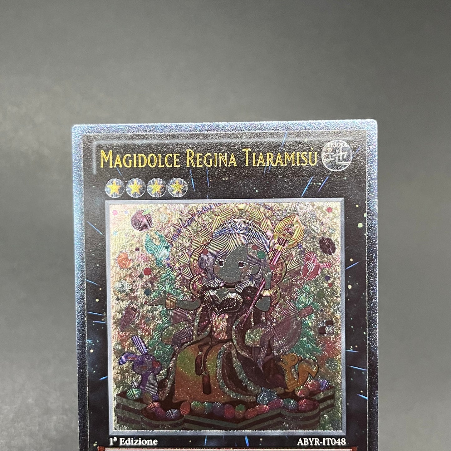 遊戯王　クイーンマドルチェ・ティアラミス/レリーフ/イタリア語/1st/EU版