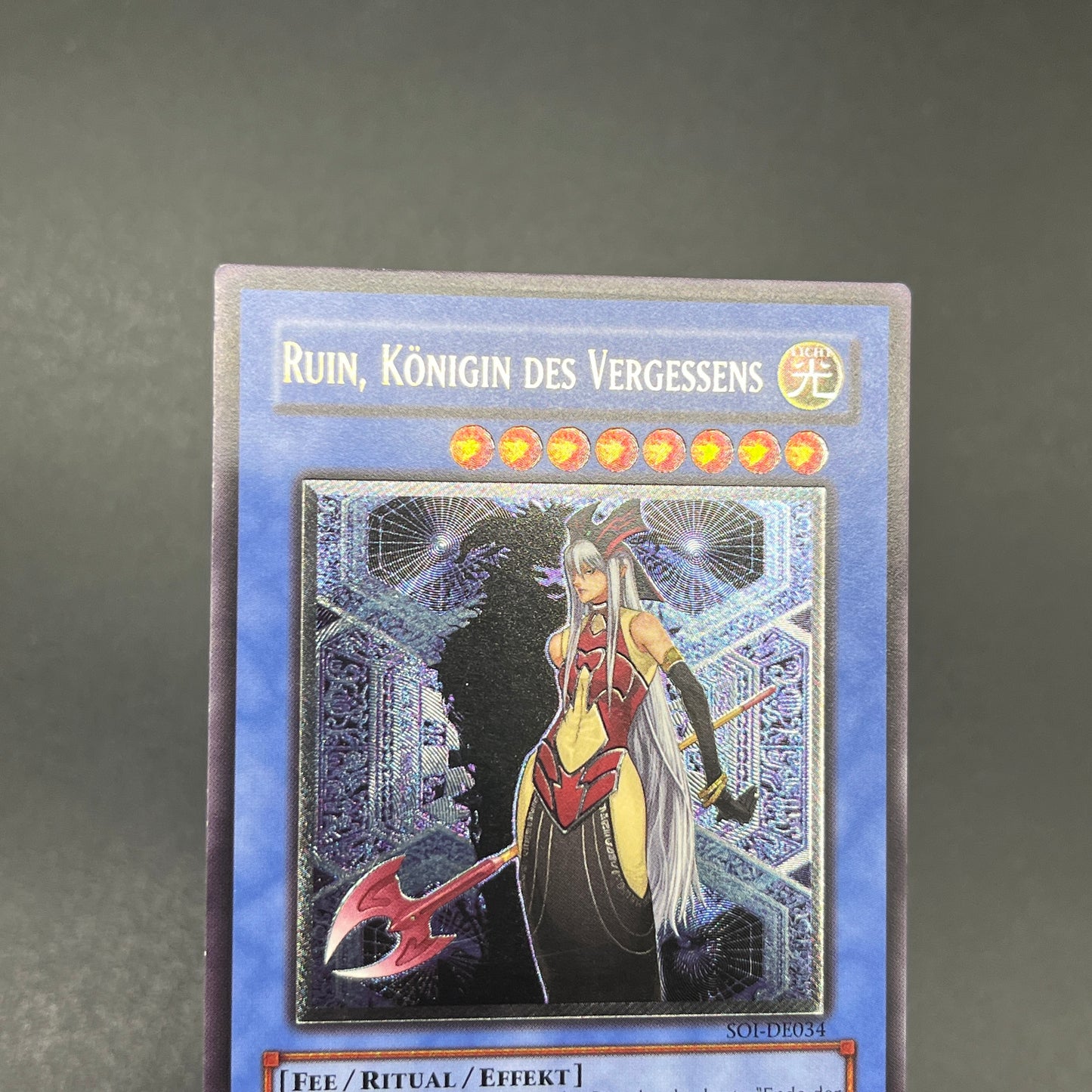 遊戯王　破滅の女神ルイン/レリーフ/ドイツ語/EU版