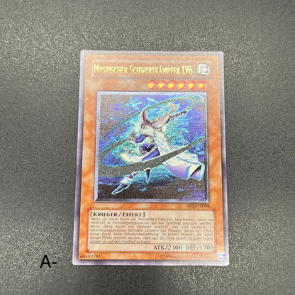 遊戯王　ミスティック・ソードマンＬＶ６/レリーフ/スペイン語/EU版