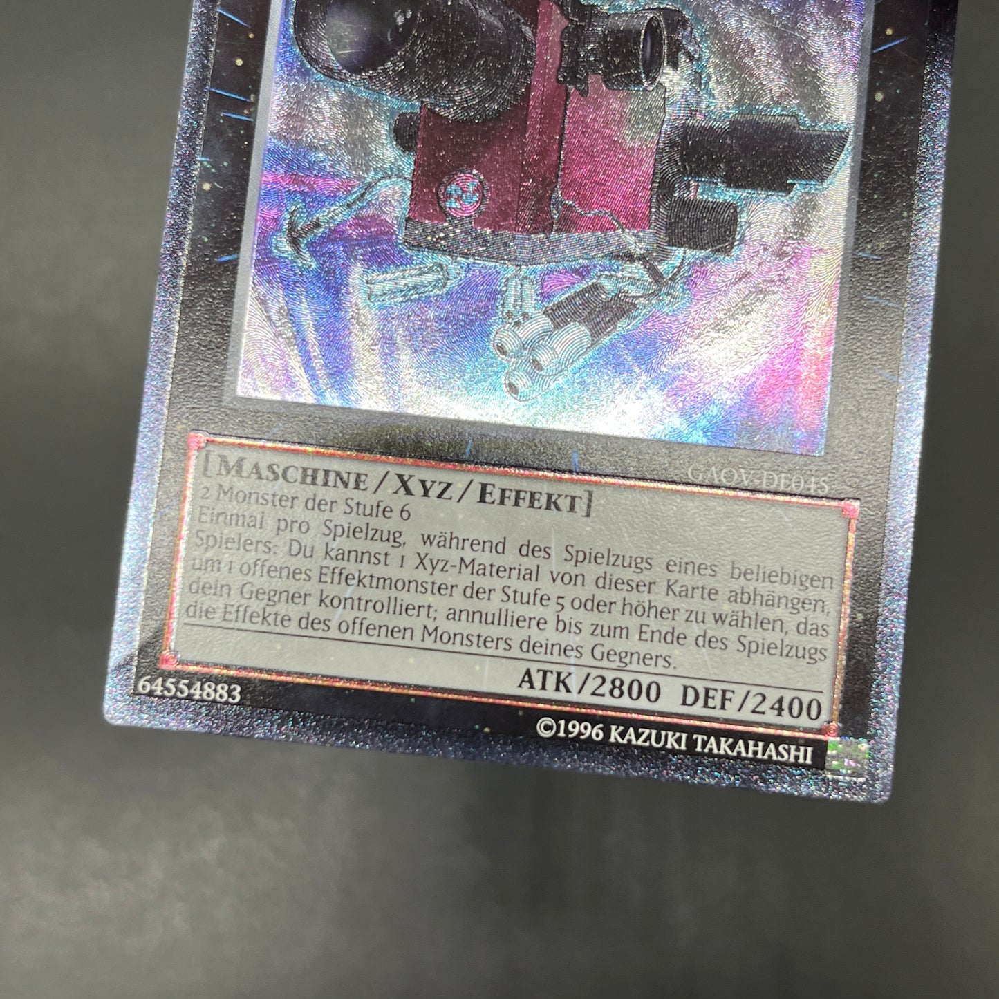 遊戯王　Ｎｏ.２５ 重装光学撮影機フォーカス・フォース/レリーフ/ドイツ語/EU版