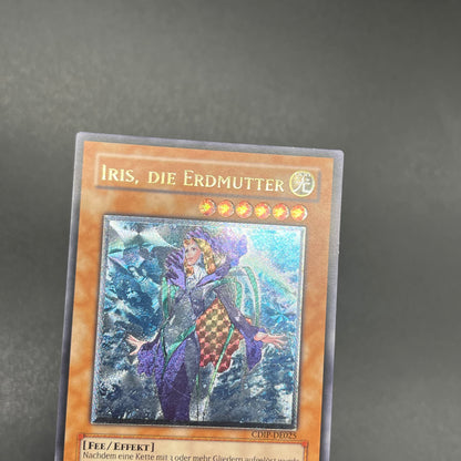 遊戯王　地母神アイリス/レリーフ/ドイツ語/EU版