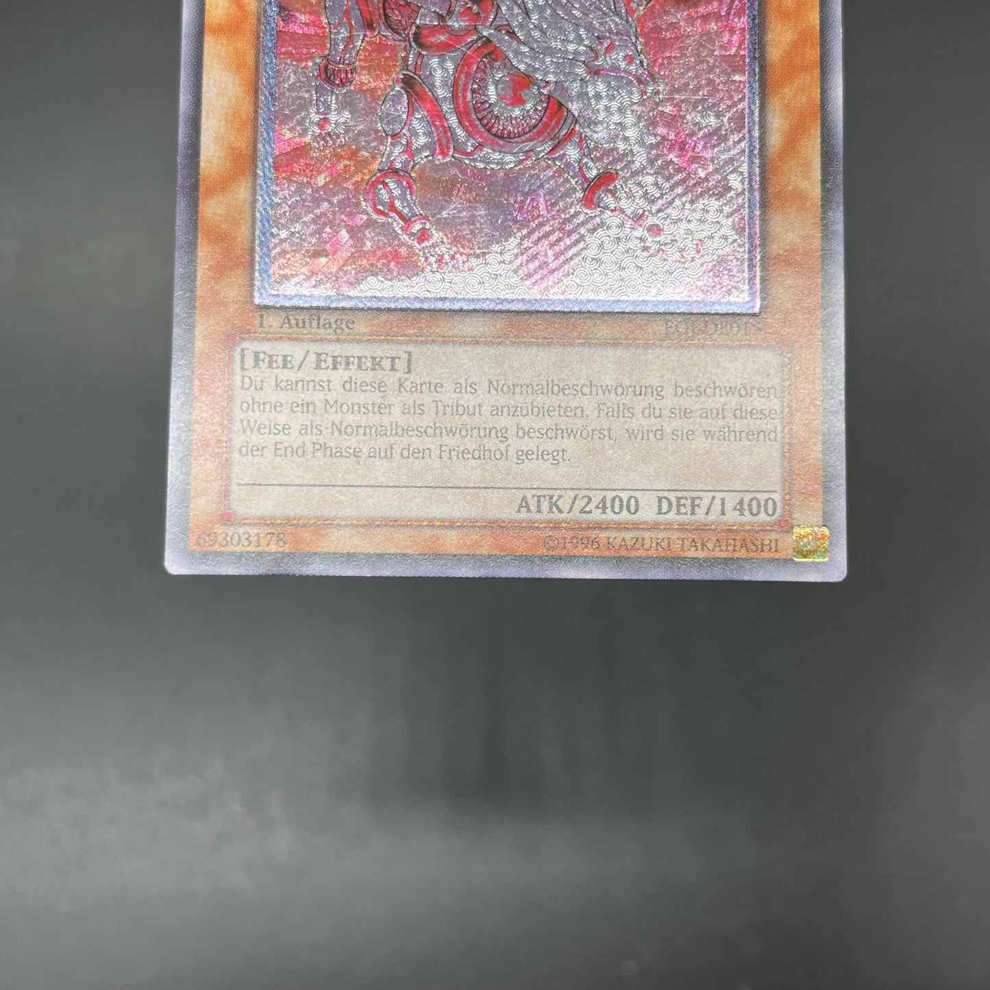 遊戯王　光神機−桜火/レリーフ/ドイツ語/1st/EU版