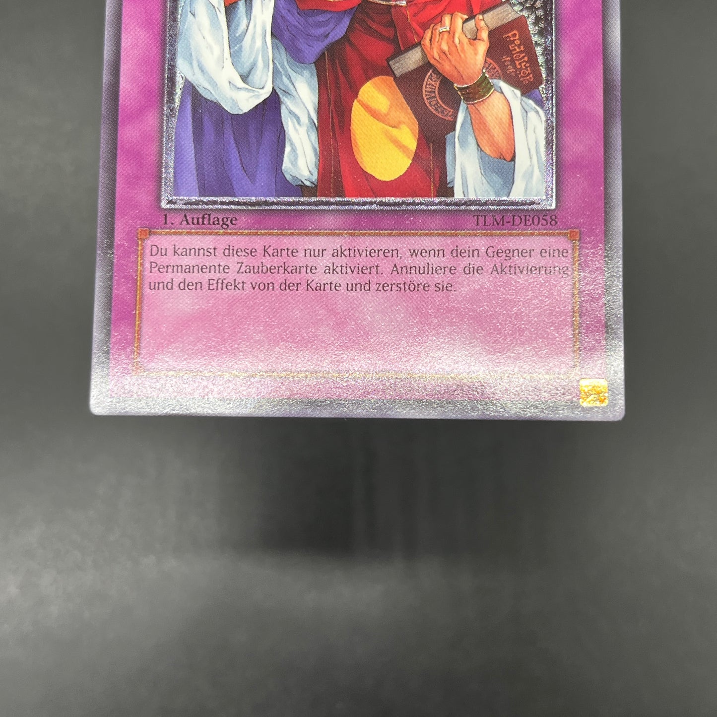 遊戯王　魔力終了宣告/レリーフ/ドイツ語/1st/EU版