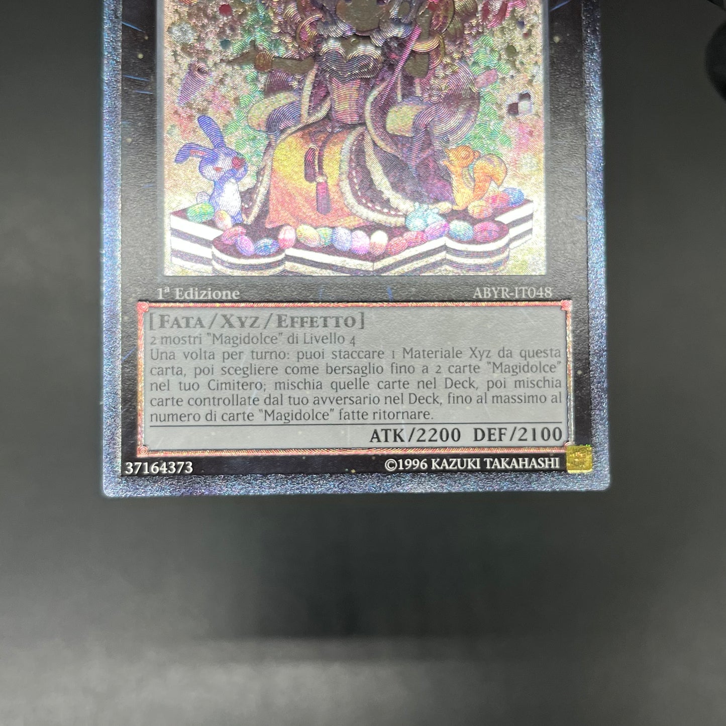 遊戯王　クイーンマドルチェ・ティアラミス/レリーフ/イタリア語/1st/EU版