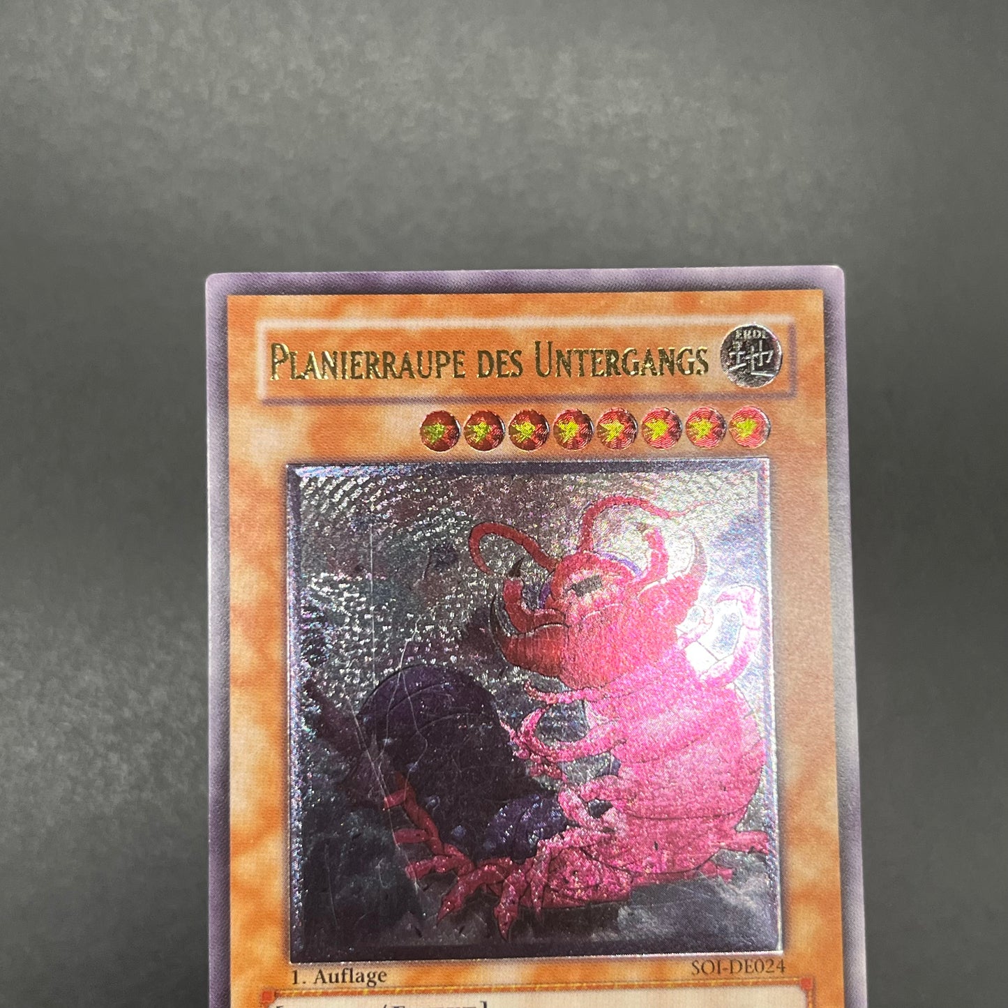 遊戯王　デビルドーザー/レリーフ/ドイツ語/1st/EU版