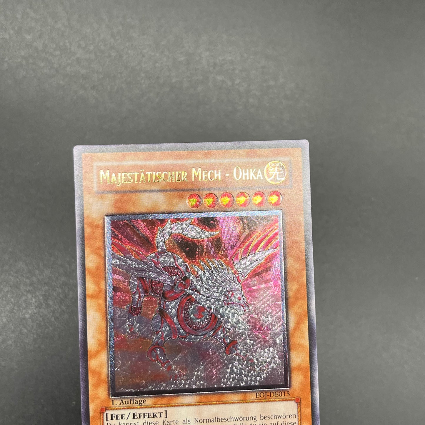 遊戯王　光神機−桜火/レリーフ/ドイツ語/1st/EU版