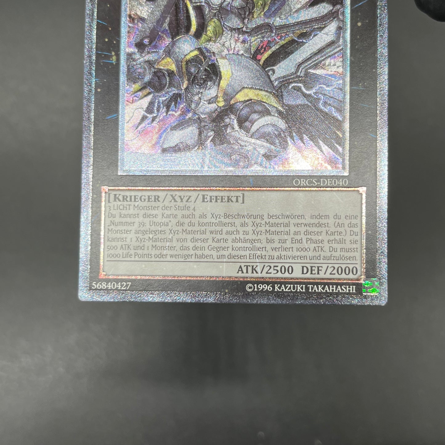 遊戯王　ＣＮｏ.３９ 希望皇ホープレイ/レリーフ/ドイツ語/EU版