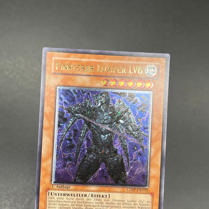 遊戯王　漆黒の魔王 ＬＶ６/レリーフ/ドイツ語/1st/EU