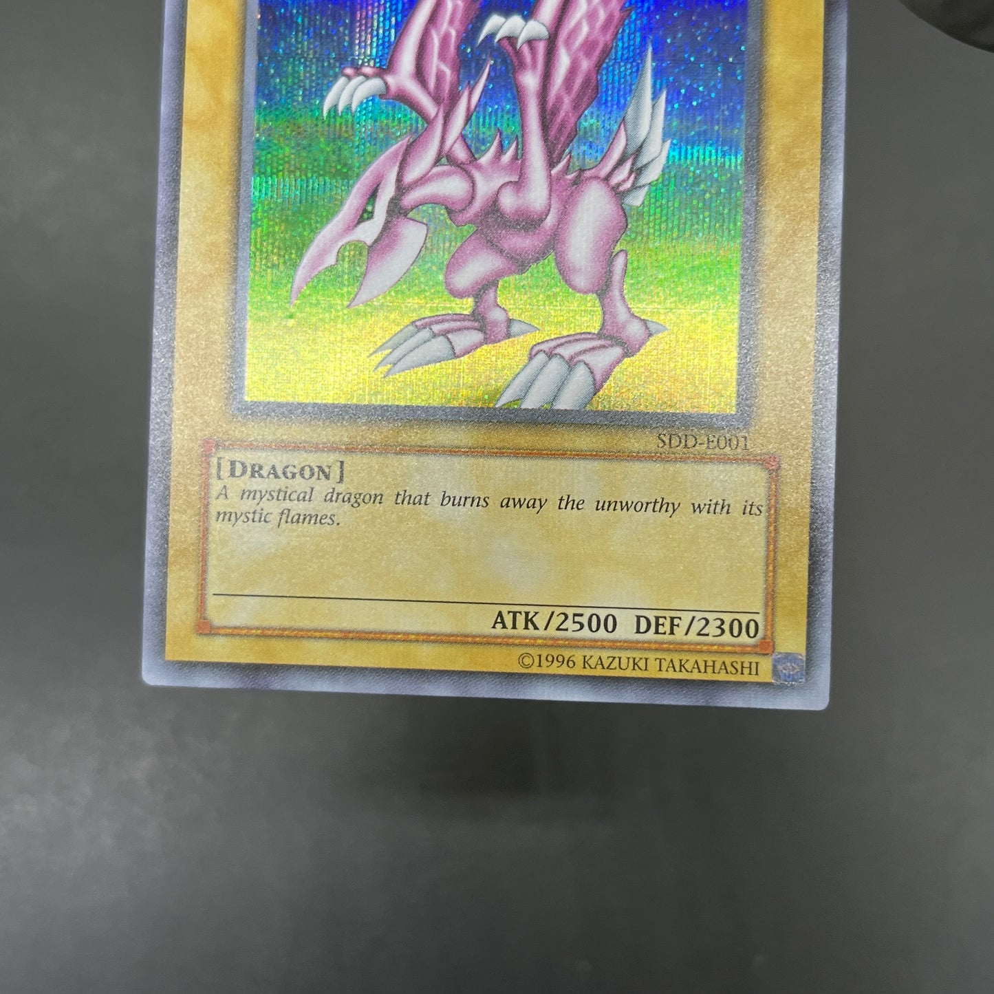 遊戯王　ホーリー・ナイト・ドラゴン/シークレット/英語