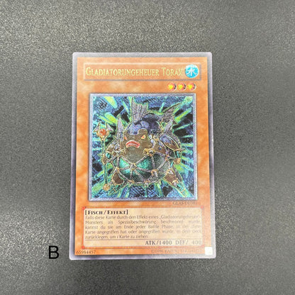 遊戯王　剣闘獣トラケス/レリーフ/ドイツ語/EU版