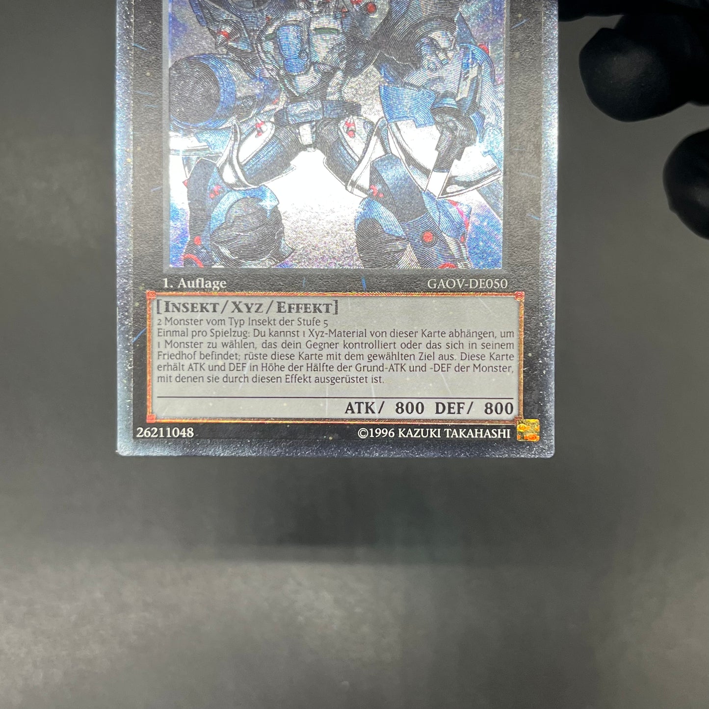 遊戯王　甲虫装機 エクサスタッグ/レリーフ/ドイツ/1st/EU版