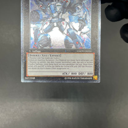 遊戯王　甲虫装機 エクサスタッグ/レリーフ/ドイツ/1st/EU版