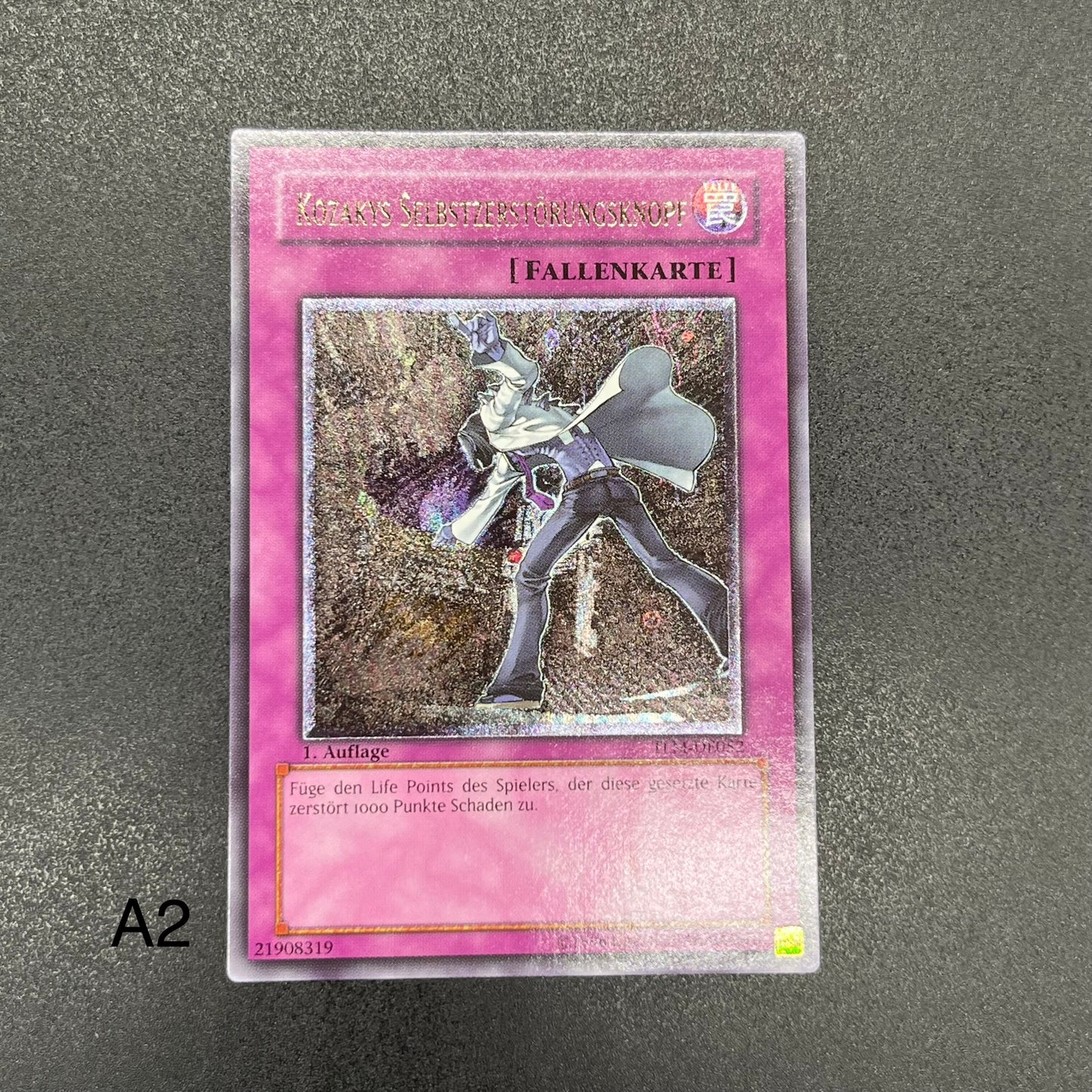 遊戯王　コザッキーの自爆装置/レリーフ/ドイツ語/1st/EU版