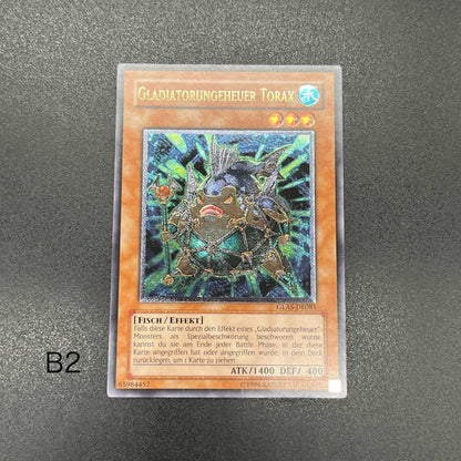 遊戯王　剣闘獣トラケス/レリーフ/ドイツ語/EU版