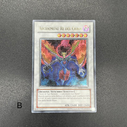 遊戯王　デーモン・カオス・キング/レリーフ/イタリア/EU版