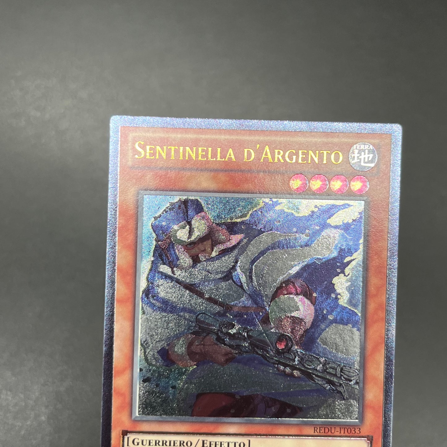 遊戯王　白銀のスナイパー/レリーフ/イタリア/EU版