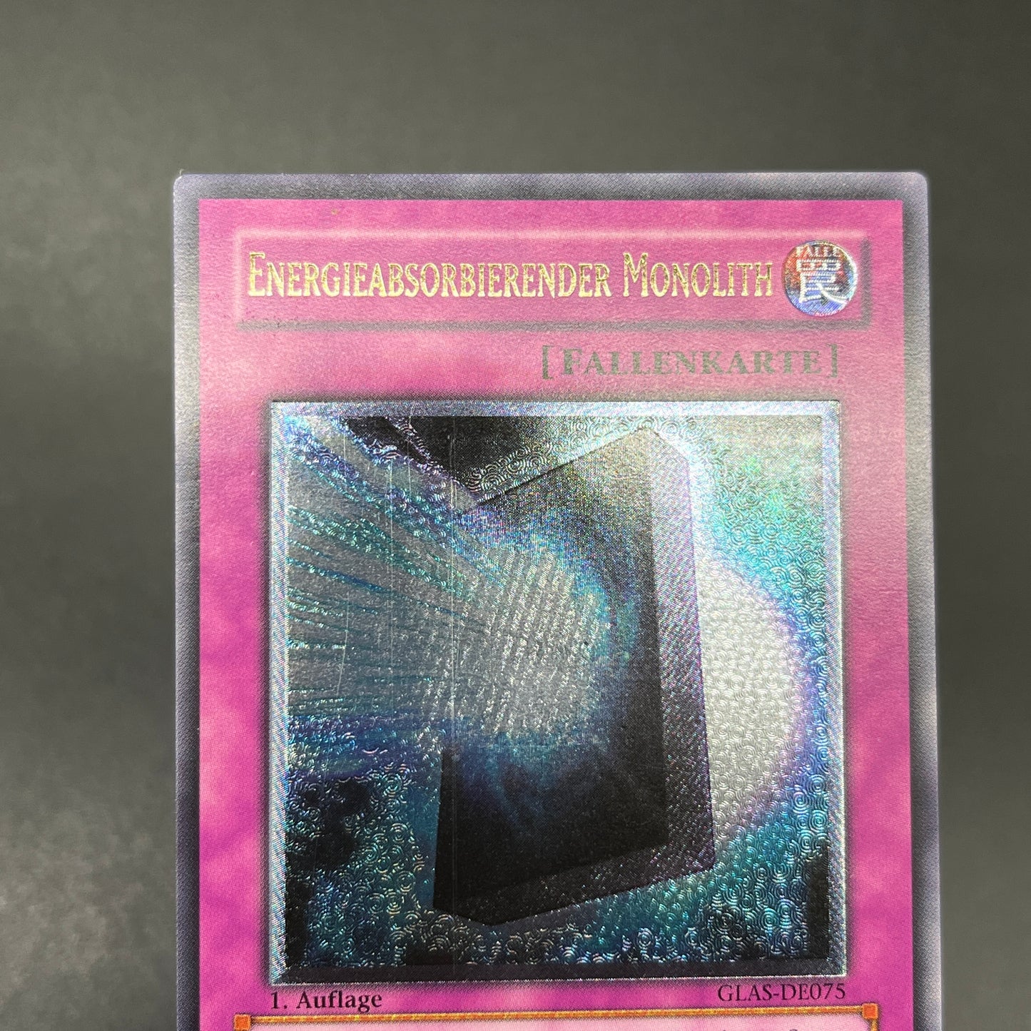 遊戯王　エネルギー吸収板/レリーフ/ドイツ語/1st/EU