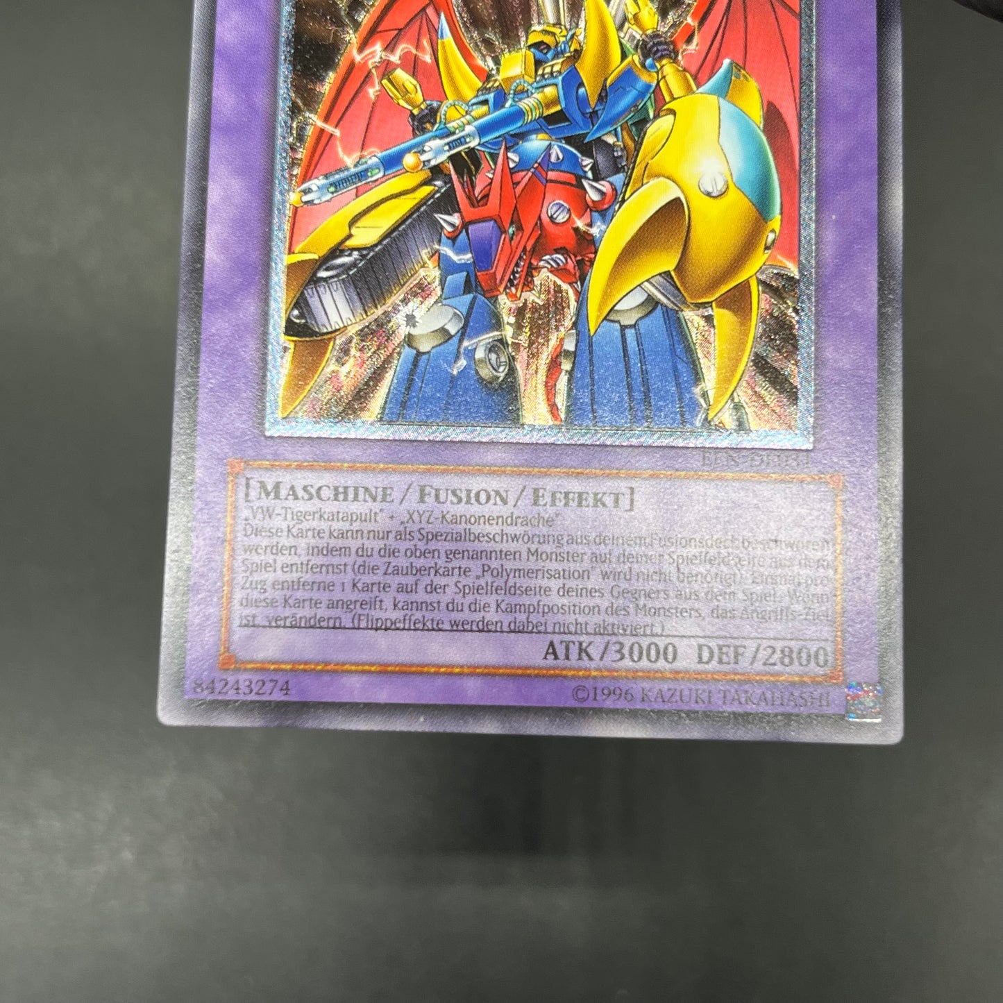 遊戯王　ＶＷＸＹＺ－ドラゴン・カタパルトキャノン/レリーフ/ドイツ/EU版