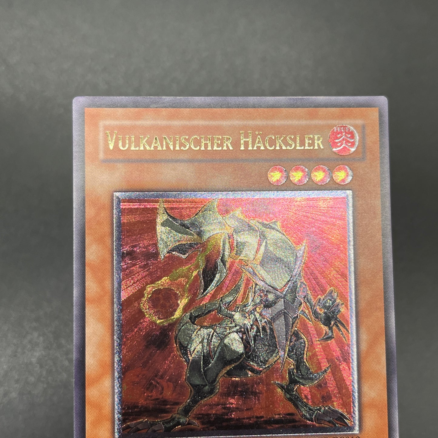 遊戯王　ヴォルカニック・エッジ/レリーフ/ドイツ語/EU版