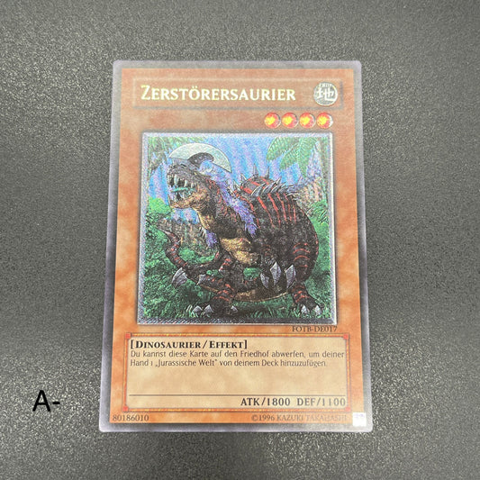 遊戯王　キラーザウルス/レリーフ/ドイツ語/EU版