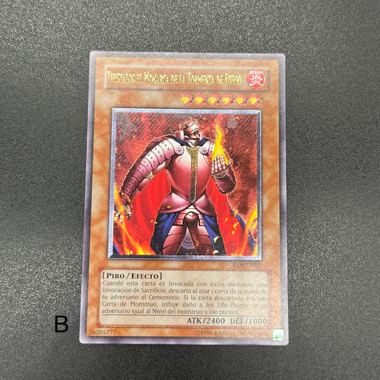 遊戯王　炎帝テスタロス/レリーフ/スペイン/EU版