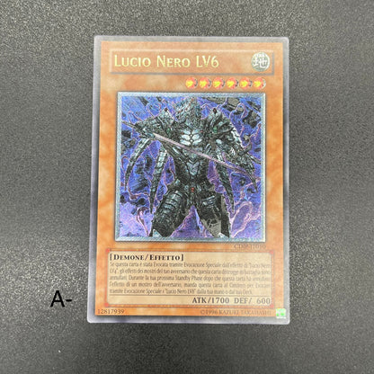 遊戯王　漆黒の魔王 ＬＶ６/レリーフ/イタリア/EU