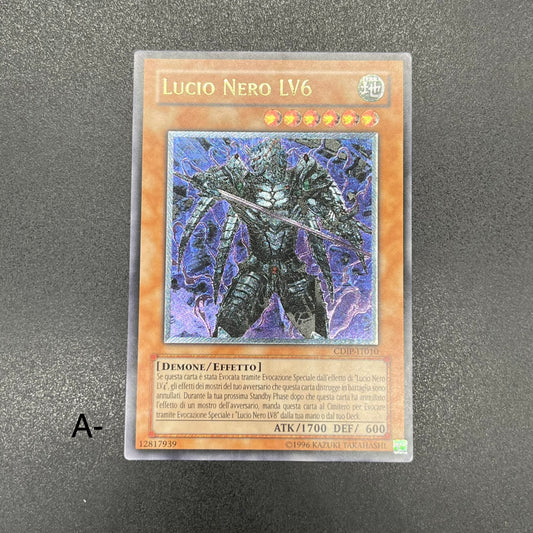 遊戯王　漆黒の魔王 ＬＶ６/レリーフ/イタリア/EU