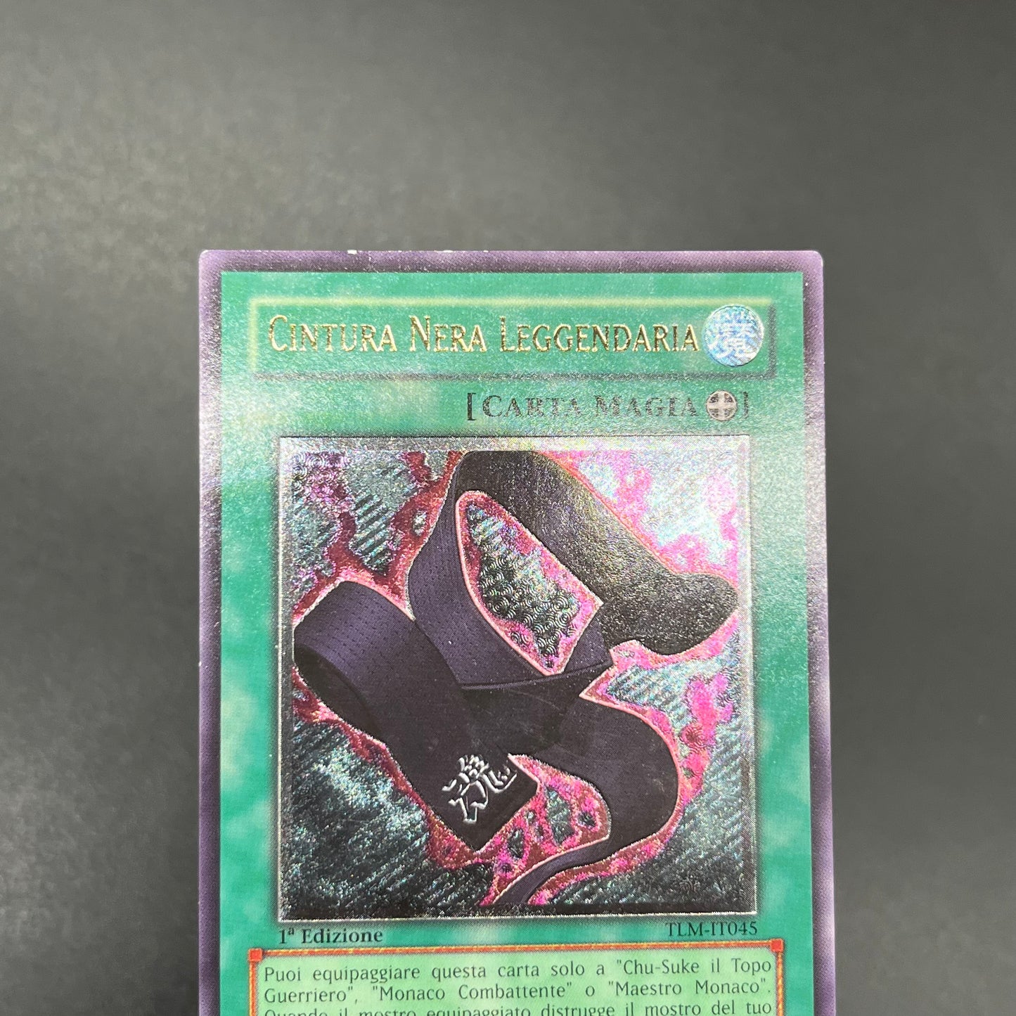 遊戯王　伝説の黒帯/レリーフ/イタリア語/1st/EU版