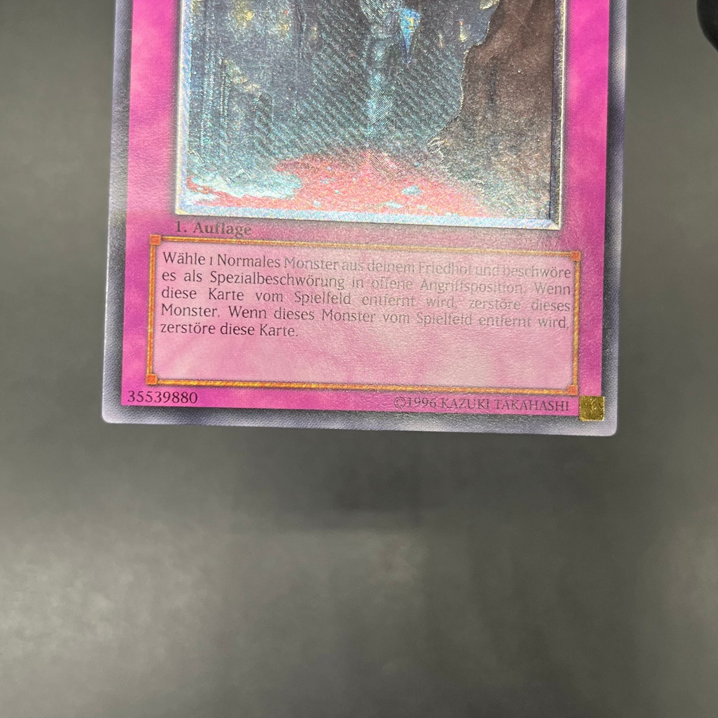 遊戯王　正統なる血統/レリーフ/ドイツ語/1st/EU版