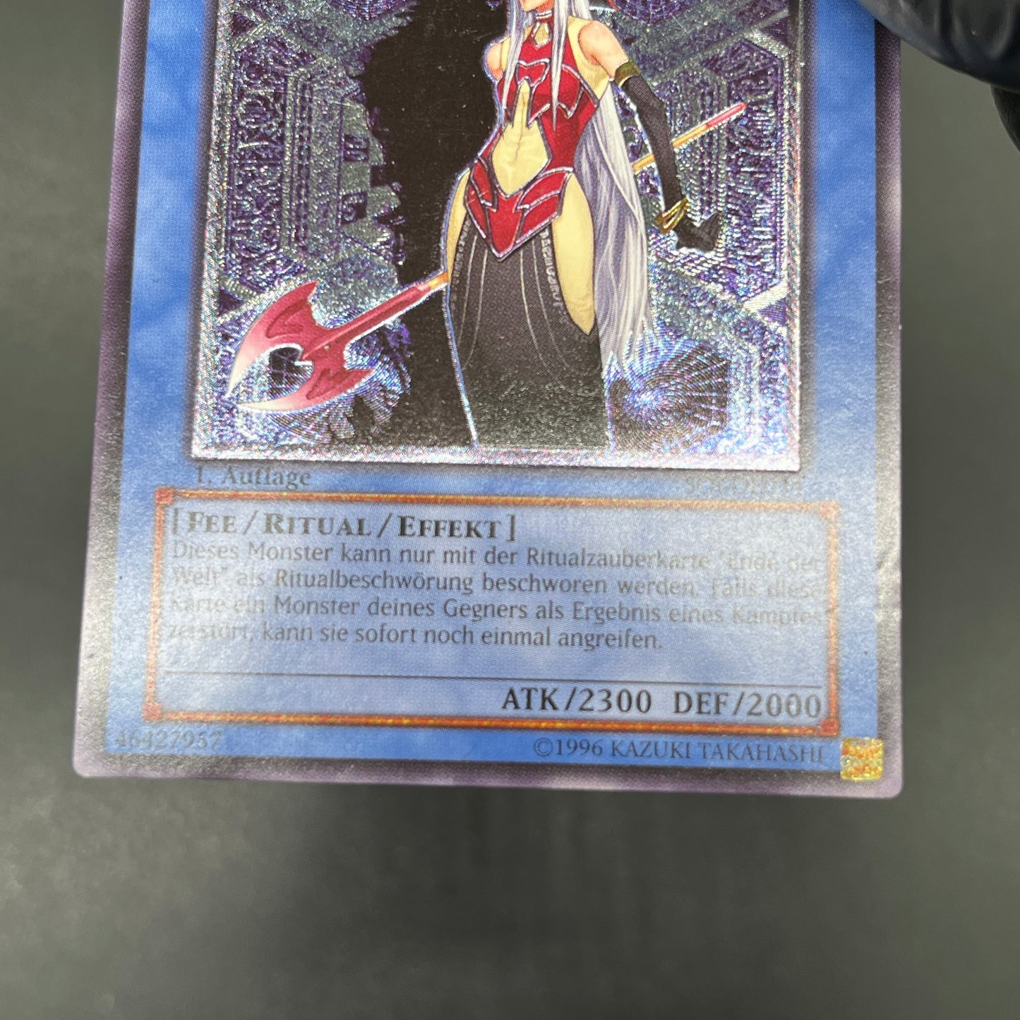 遊戯王　破滅の女神ルイン/レリーフ/ドイツ語/1st/EU版