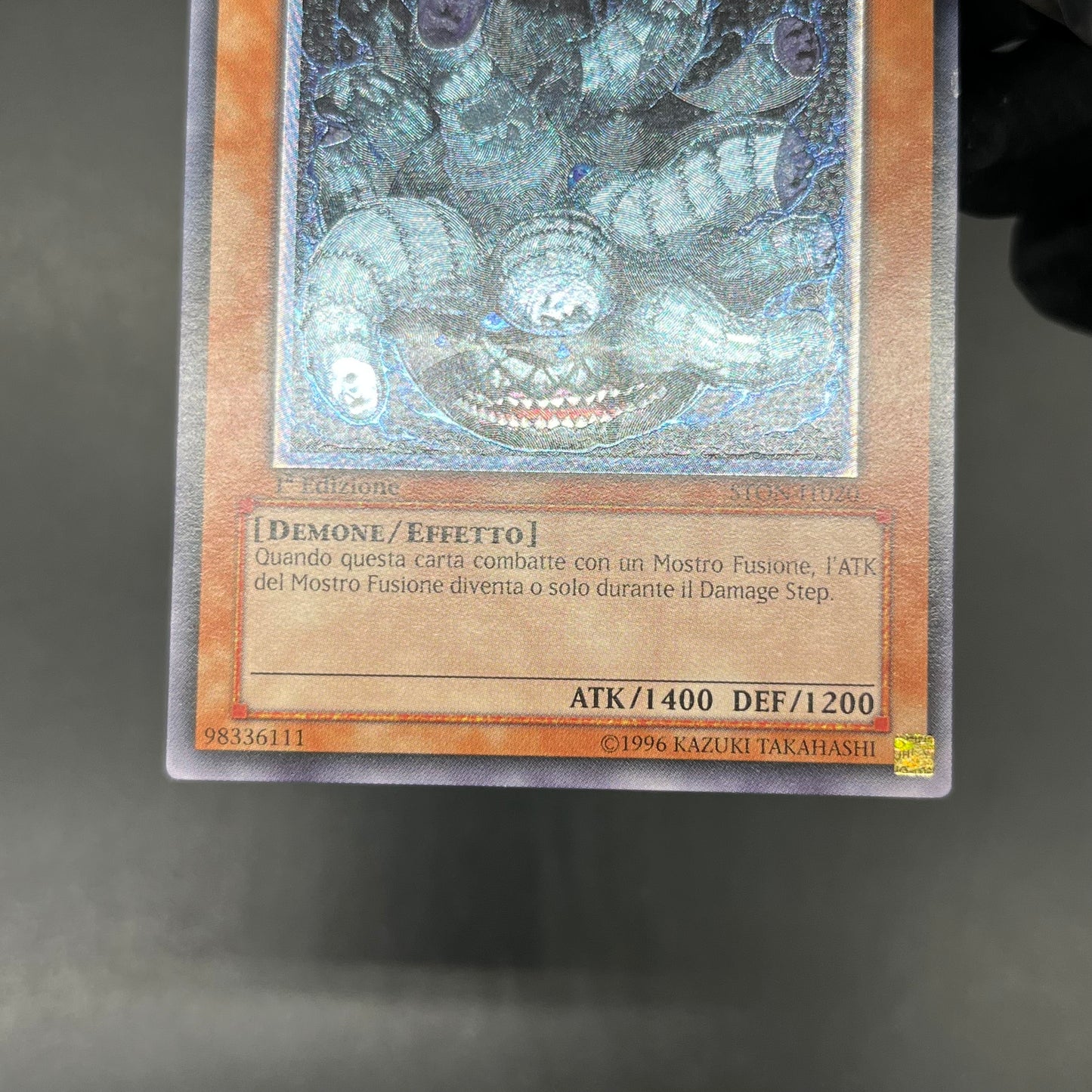 遊戯王　フュージョニストキラー/レリーフ/イタリア語/1st/EU版