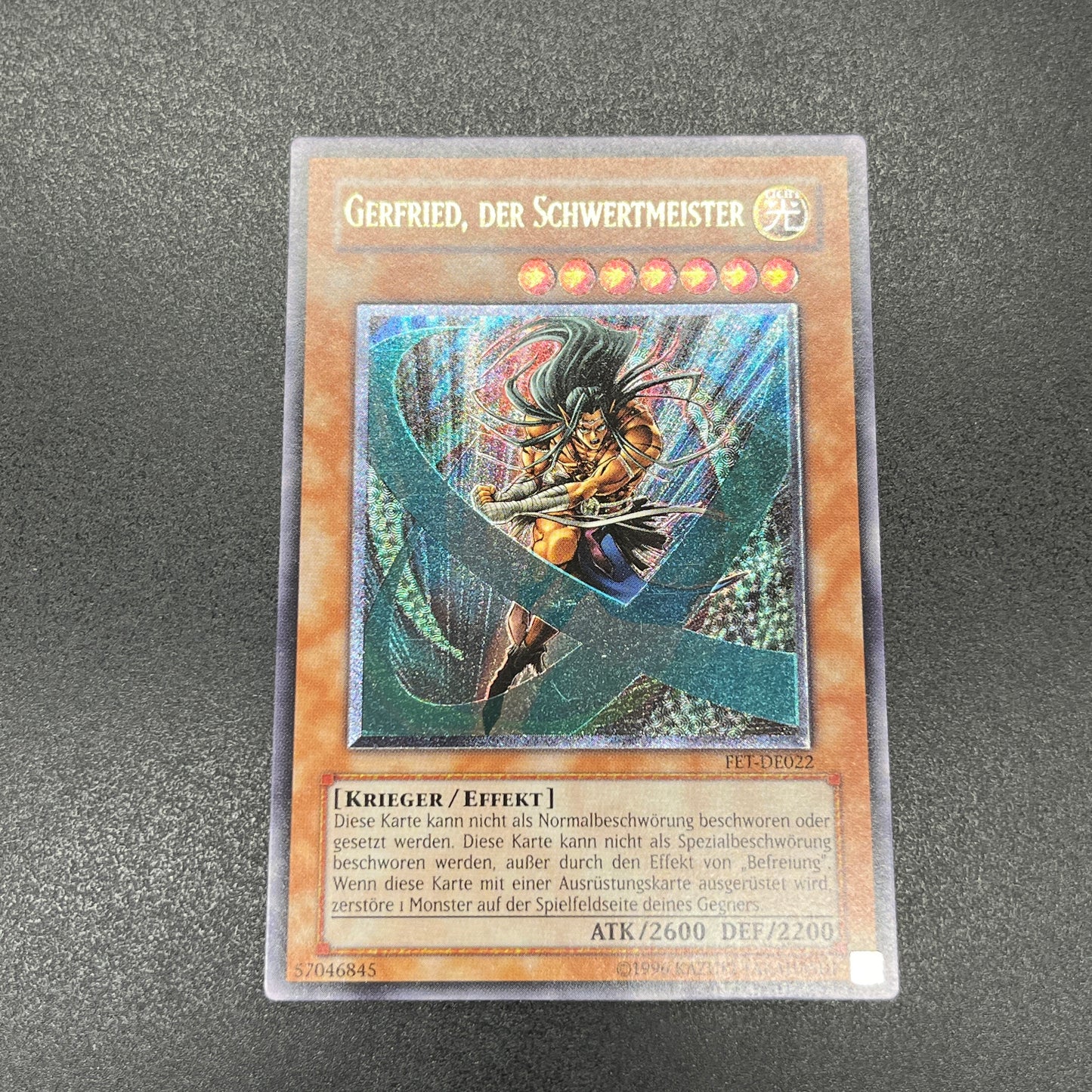 遊戯王　剣聖－ネイキッド・ギア・フリード/レリーフ/ドイツ語/EU版