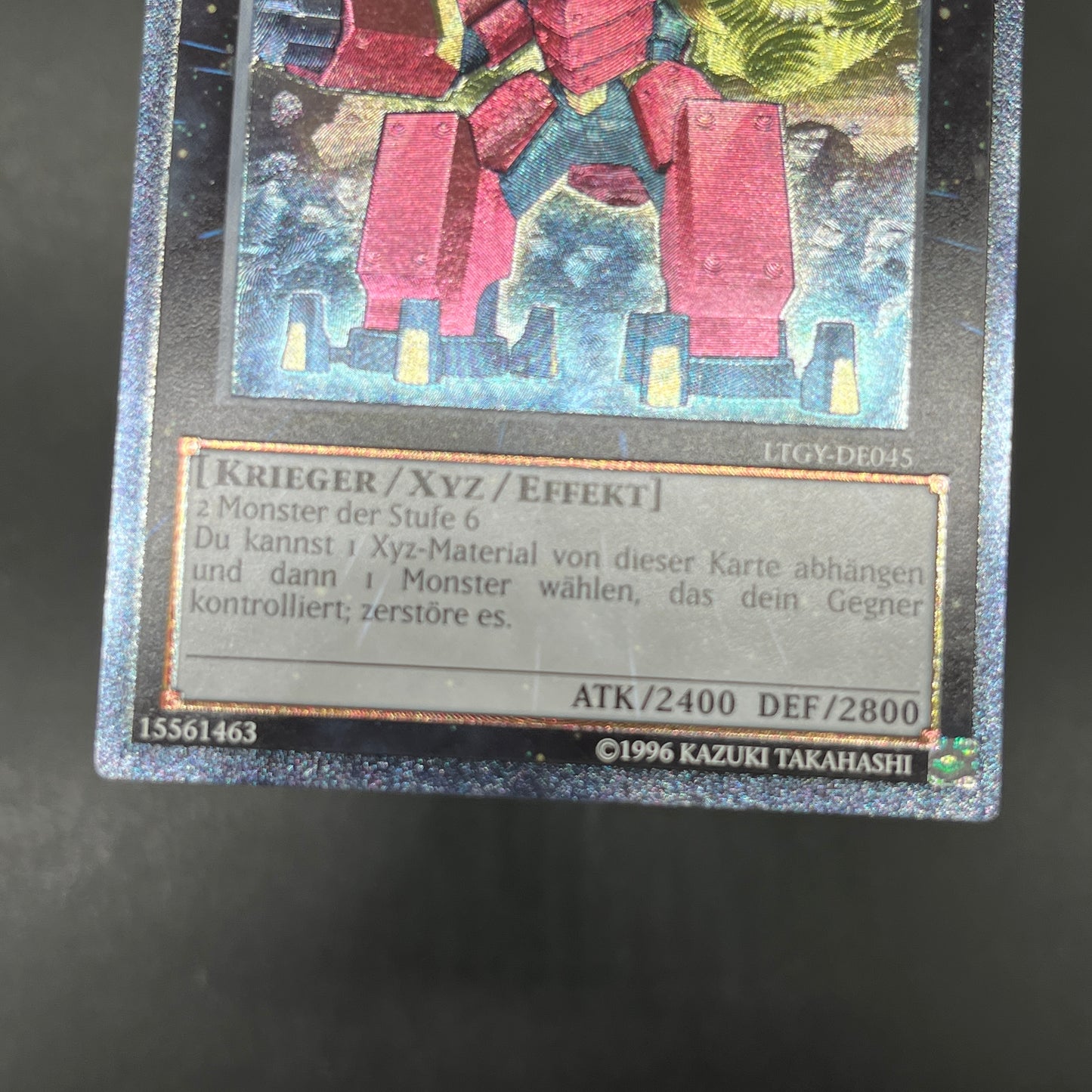 遊戯王　ガントレット・シューター/レリーフ/ドイツ語/EU版