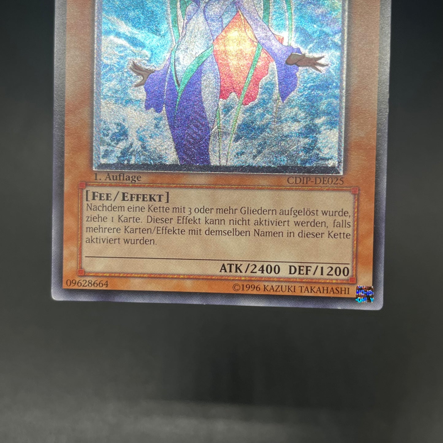 遊戯王　地母神アイリス/レリーフ/ドイツ語/1st/EU版