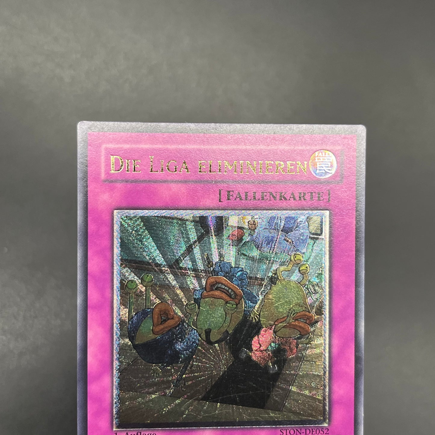 遊戯王　お家おとりつぶし/レリーフ/ドイツ語/1st/EU版