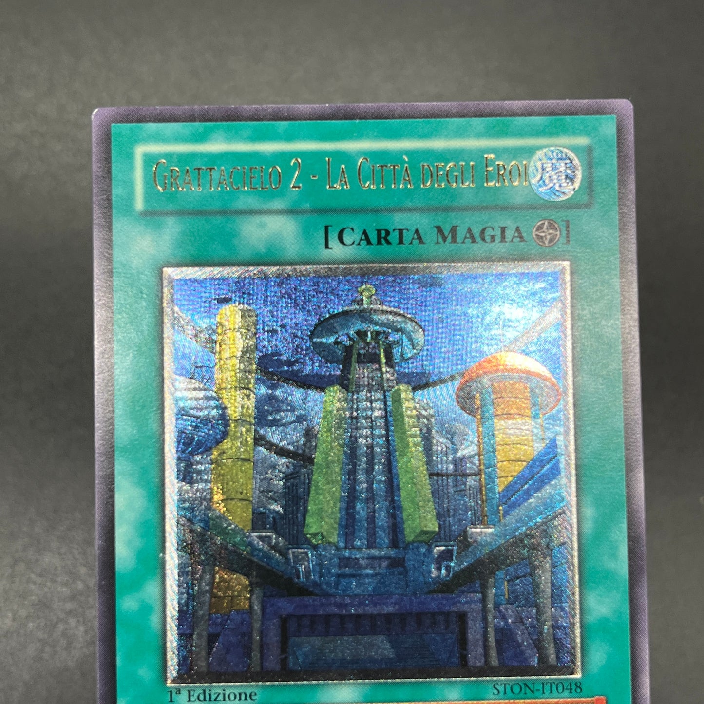 遊戯王　摩天楼２－ヒーローシティ/レリーフ/イタリア/1st/EU版