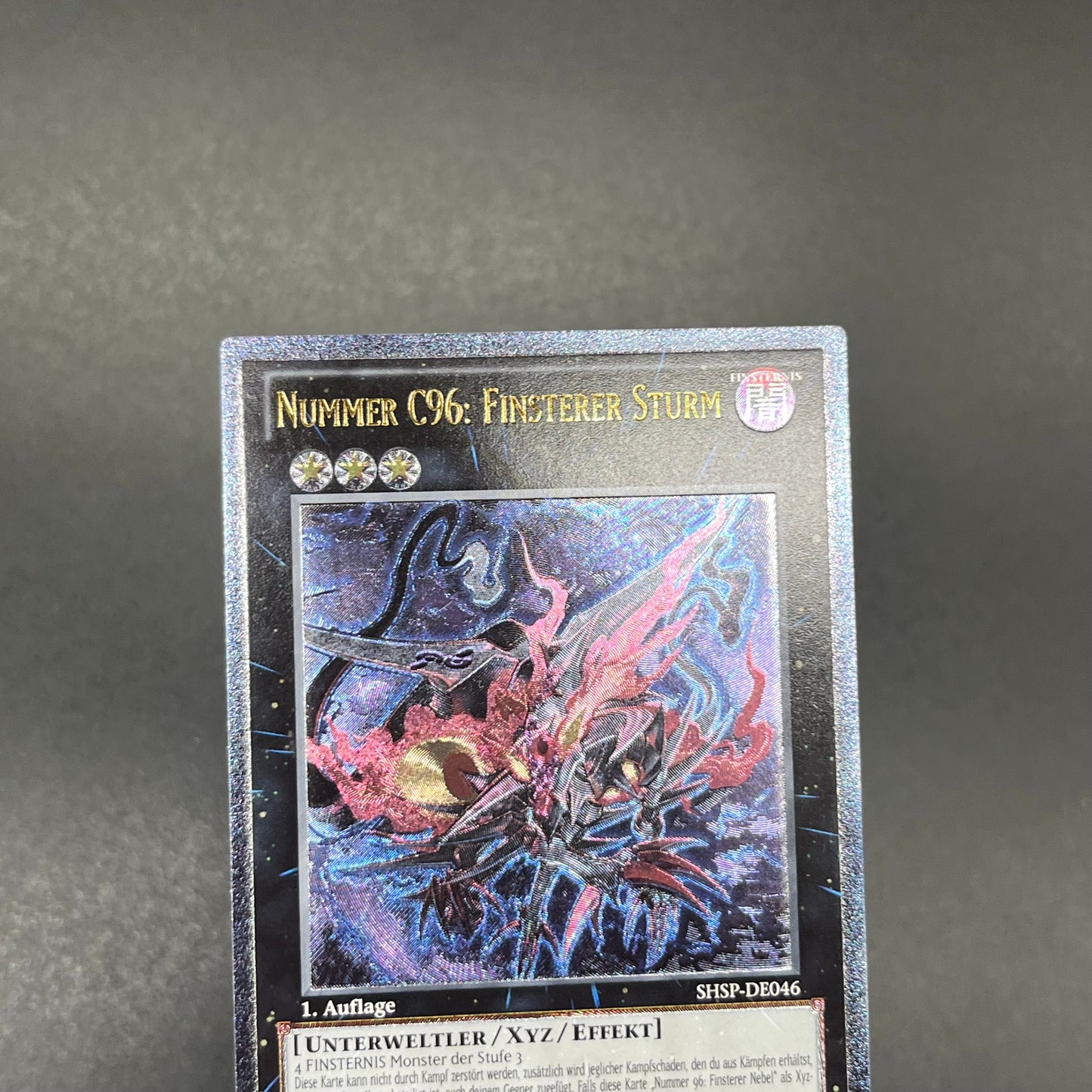 遊戯王　ＣＮｏ.９６ ブラック・ストーム/レリーフ/ドイツ/1st/EU版