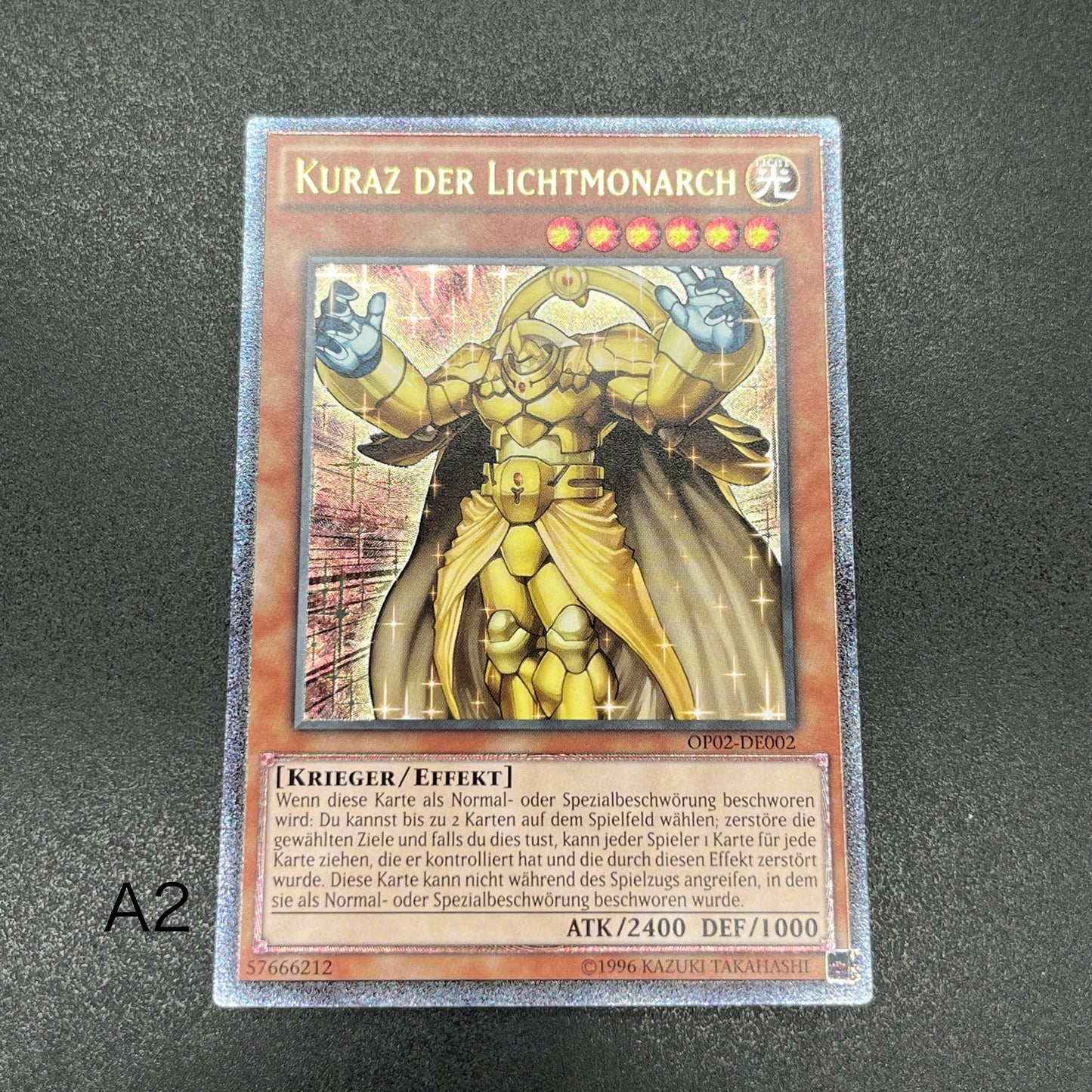 遊戯王　光帝クライス/レリーフ/ドイツ語/EU版