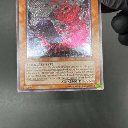 遊戯王　デビルドーザー/レリーフ/ドイツ語/1st/EU版