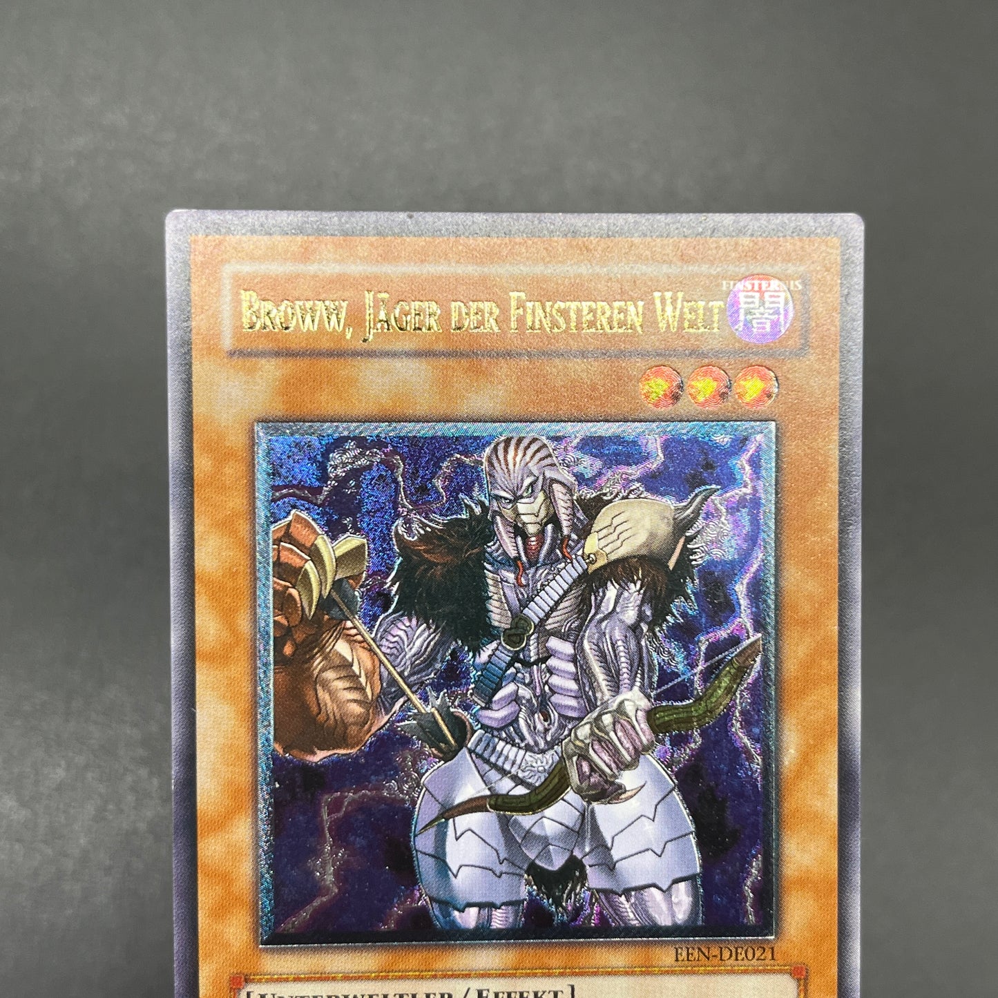 遊戯王　暗黒界の狩人 ブラウ/レリーフ/ドイツ/EU版