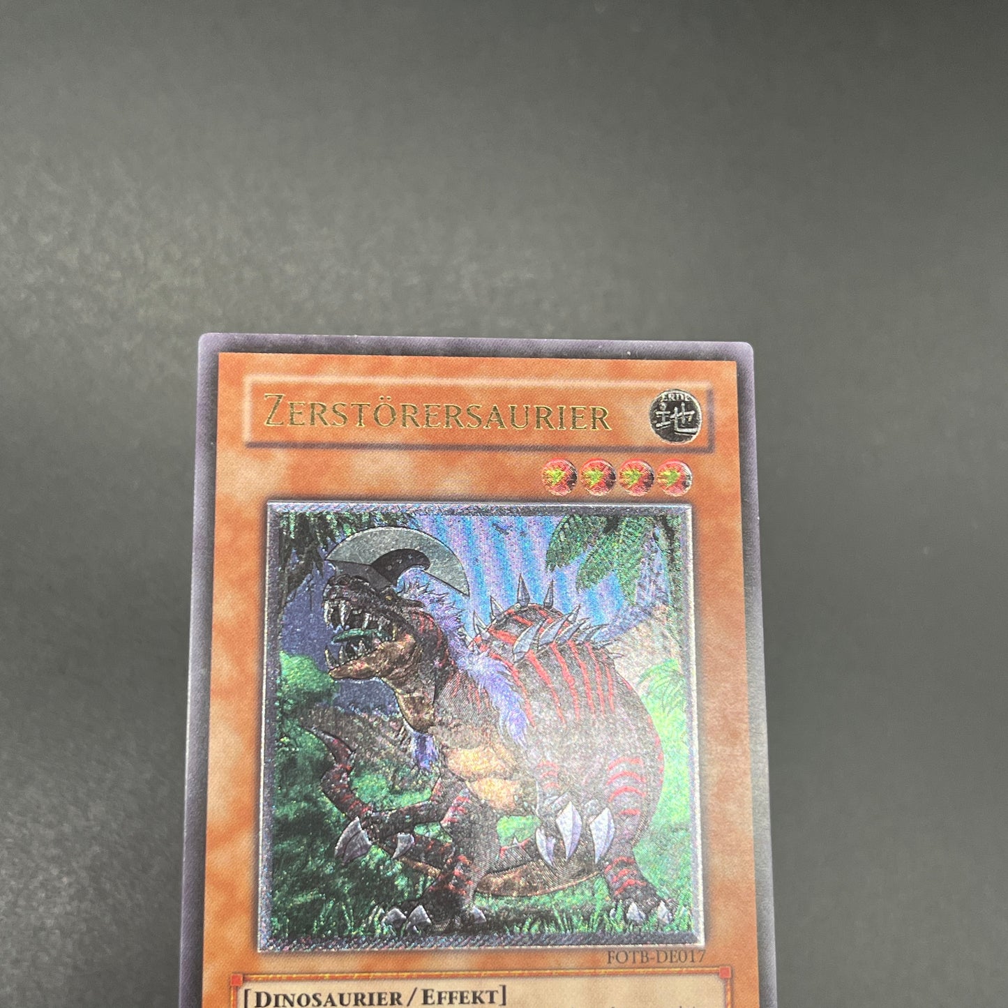 遊戯王　キラーザウルス/レリーフ/ドイツ語/EU版