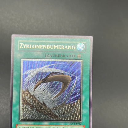 遊戯王　サイクロン・ブーメラン/レリーフ/ドイツ語/EU版