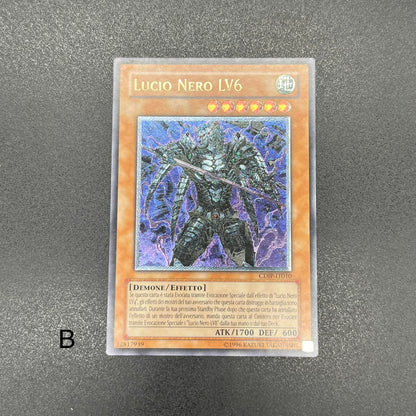 遊戯王　漆黒の魔王 ＬＶ６/レリーフ/イタリア/EU
