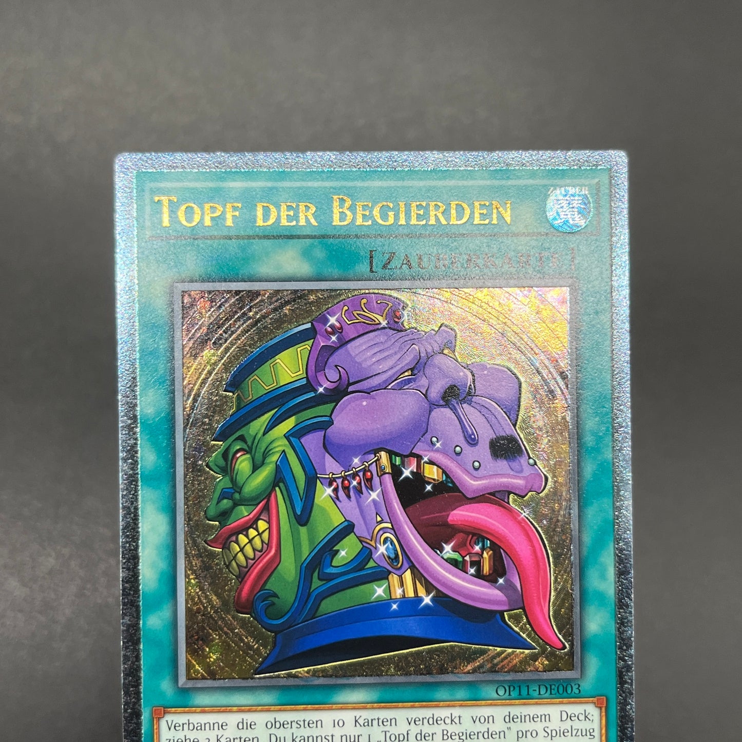 遊戯王　強欲で貪欲な壺/レリーフ/ドイツ/EU版