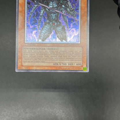 遊戯王　漆黒の魔王 ＬＶ６/レリーフ/ドイツ語/1st/EU