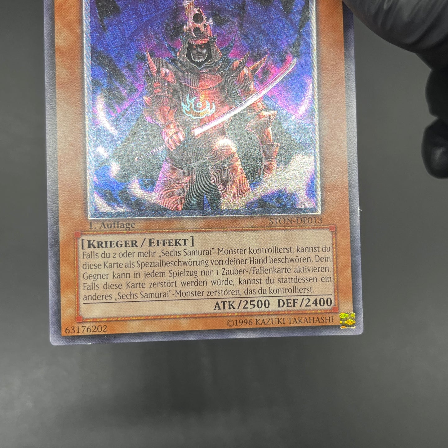 遊戯王　大将軍 紫炎/レリーフ/ドイツ/1st/EU版