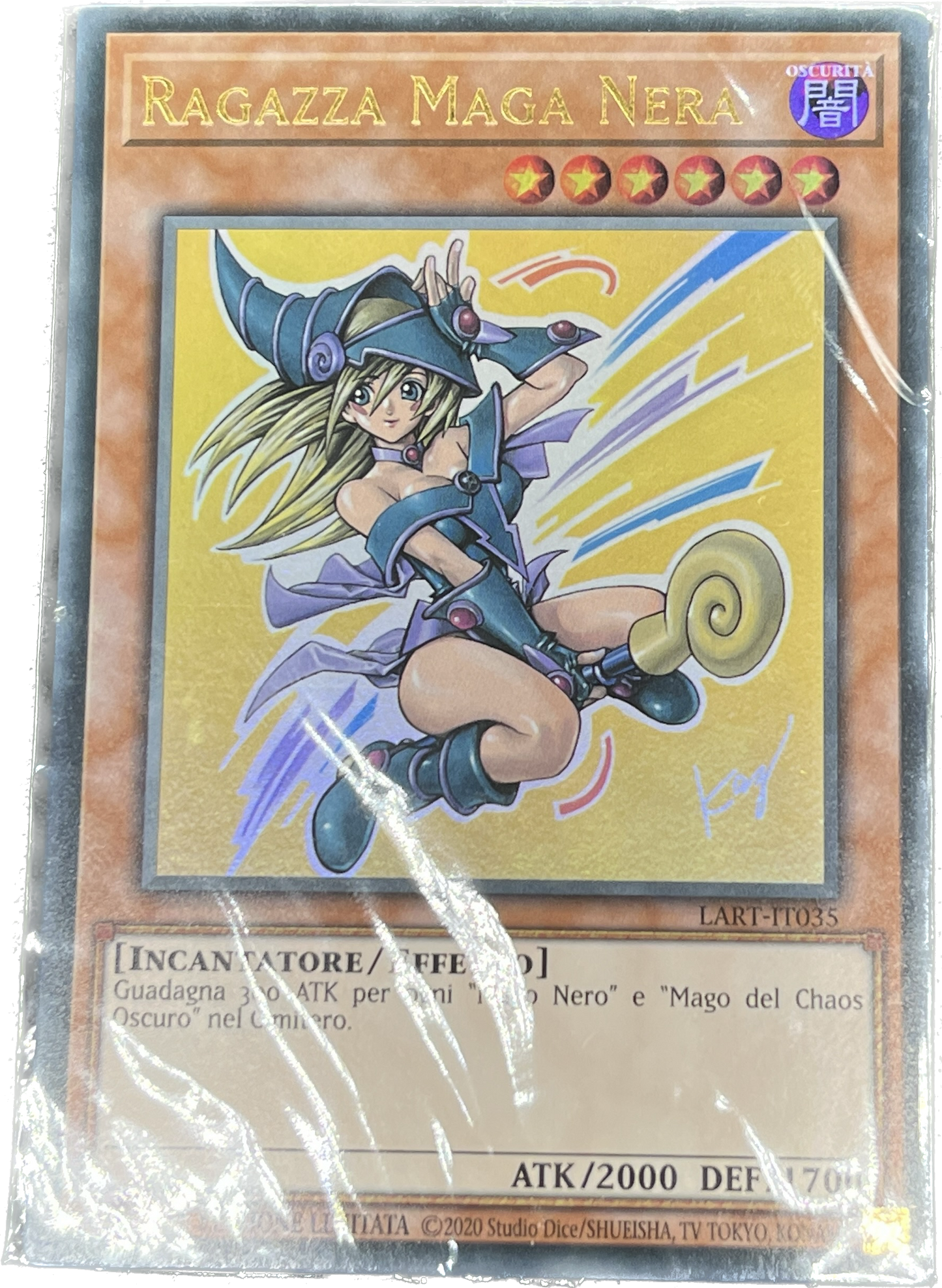 遊戯王　ブラック・マジシャン・ガール/ウルトラ/イタリア