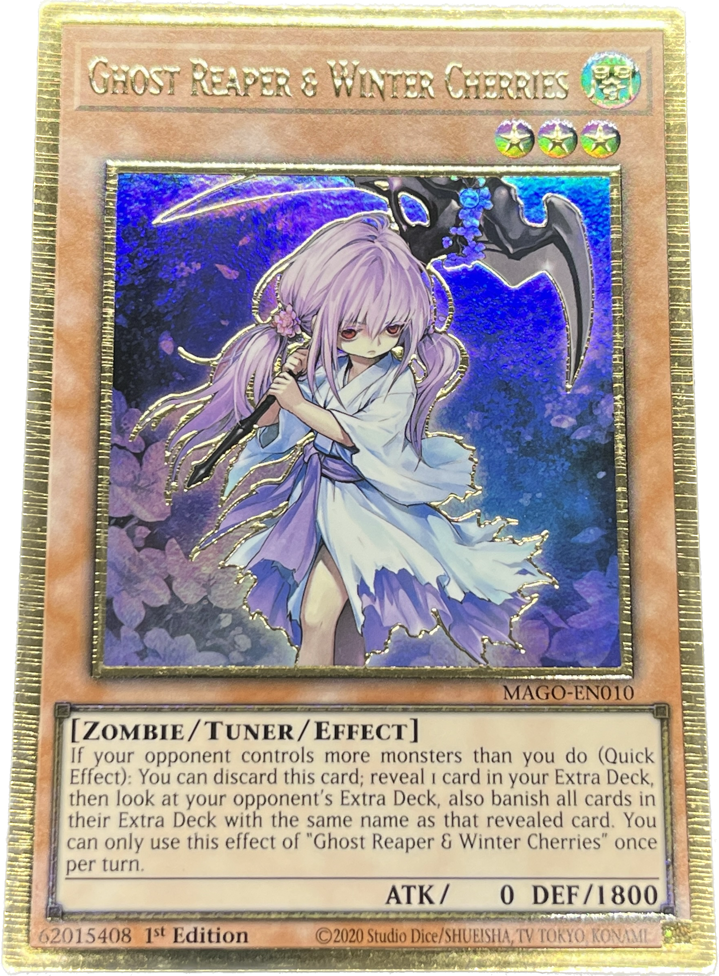 遊戯王　浮幽さくら/プレゴル/英語/1st/EU版