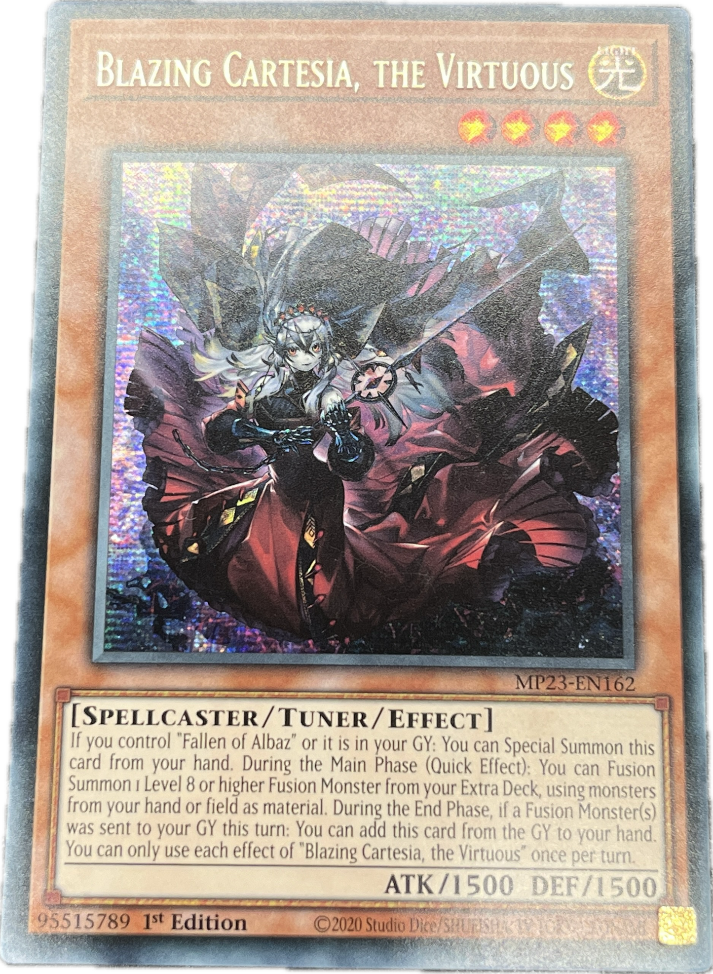 遊戯王　赫の聖女カルテシア/シークレット/英語/1st/EU版