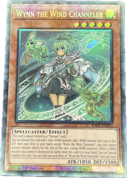 遊戯王　風霊媒師ウィン/コレクターズレア/英語/1st/EU版
